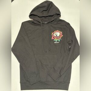 NWOT Boxset Men’s Skulls and Roses Hoodie, Size Small, Black